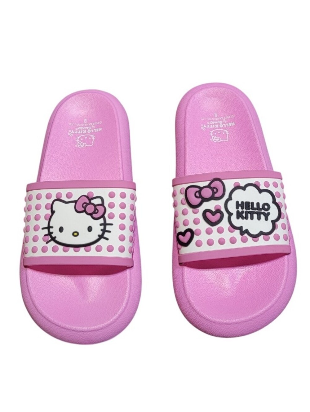 Hello Kitty Women's Pink Slip-on Slides Sandals